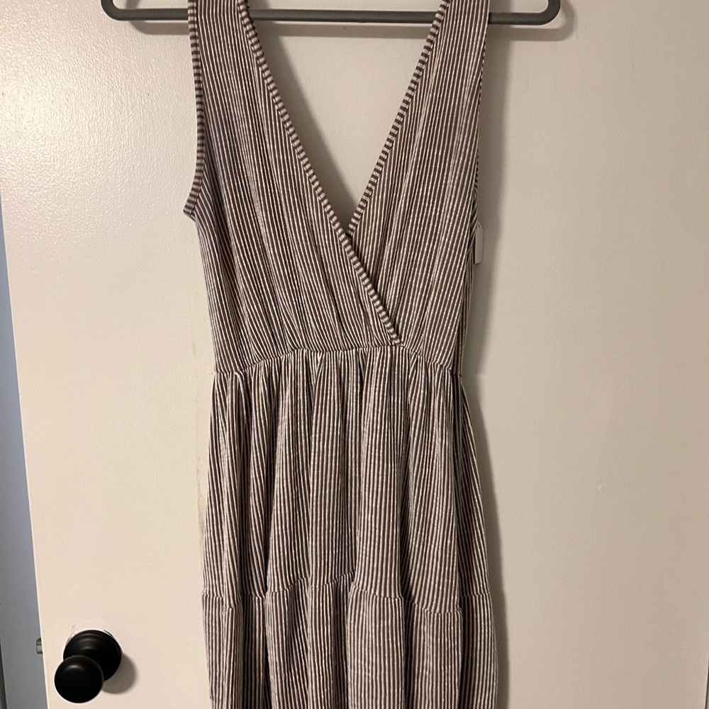 Striped Sleeveless Dress